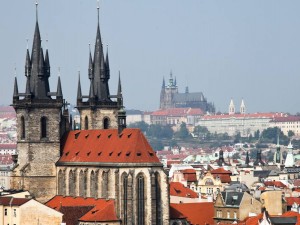 Gotický Týnský chrám (kostel Matky Boží před Týnem) leží u Staroměstského náměstí.
foto: Fotolia